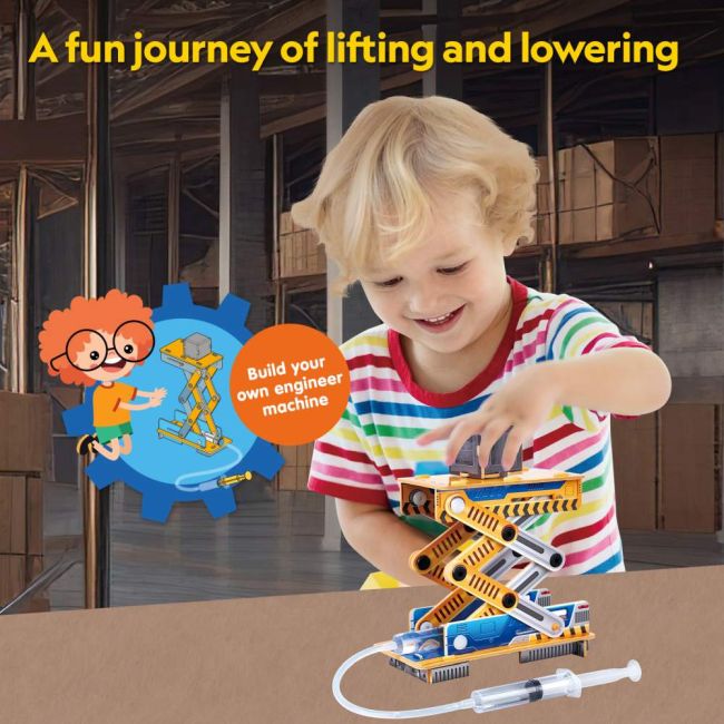 Cubic Fun - Puzzle 3D lift hidraulic 49 piese ARTCUDS1114h