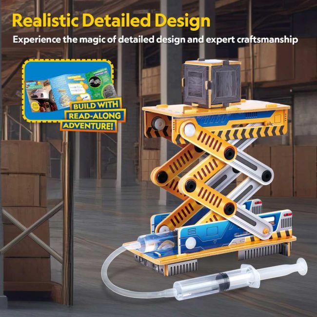 Cubic Fun - Puzzle 3D lift hidraulic 49 piese ARTCUDS1114h