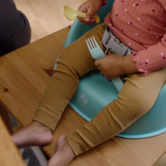 Ity by ingenuity - scaun de masa si booster my spot easy-clean, teal bbb16919