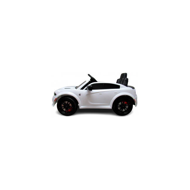Masinuta electrica cu telecomanda, roti eva, varsta 1-5 ani, putere 90w, 107x68x53 cm, dodge srt r-sport - alb edeedidodgealb