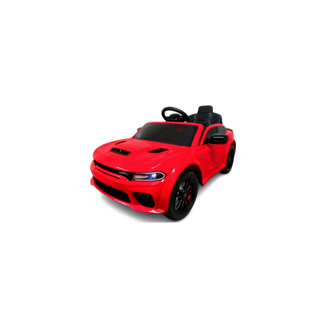 Masinuta electrica cu telecomanda, roti eva, varsta 1-5 ani, putere 90w, 107x68x53 cm, dodge srt r-sport - rosu edeedidodgerosu