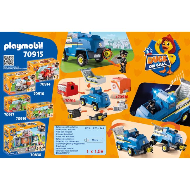 Playmobil - D.O.C - Masina De Politie ARTPM70915