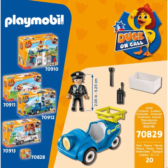 Playmobil - D.O.C - Masinuta De Politie ARTPM70829