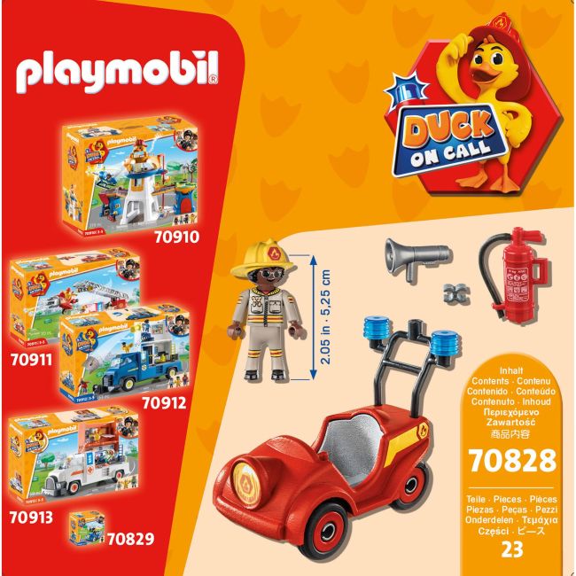 Playmobil - D.O.C - Masinuta De Pompieri ARTPM70828