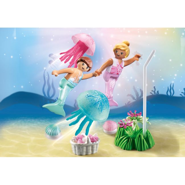 Playmobil-COPII SIRENE CU MEDUZE ARTPM71504