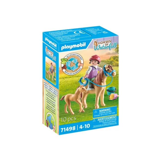 Playmobil-COPIL CU PONEI SI MANZ ARTPM71498