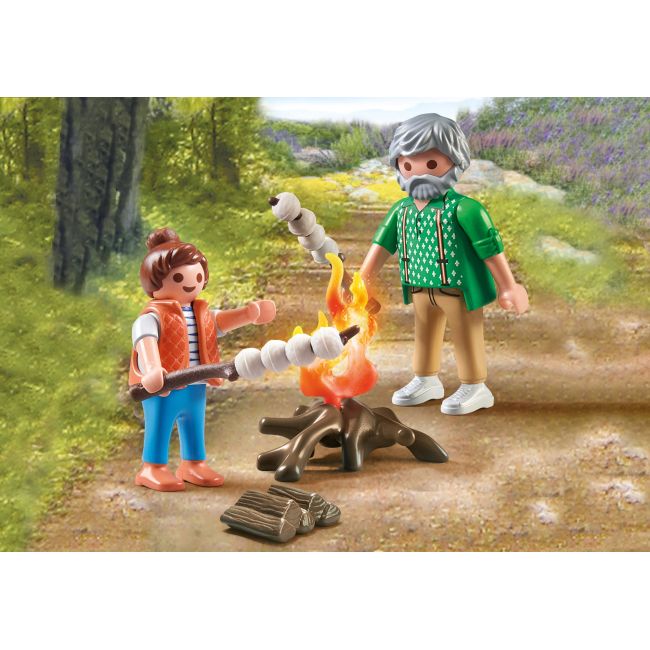 Playmobil-FOC DE TABARA CU BEZELE ARTPM71513
