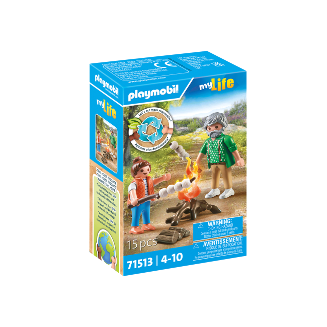 Playmobil-FOC DE TABARA CU BEZELE ARTPM71513