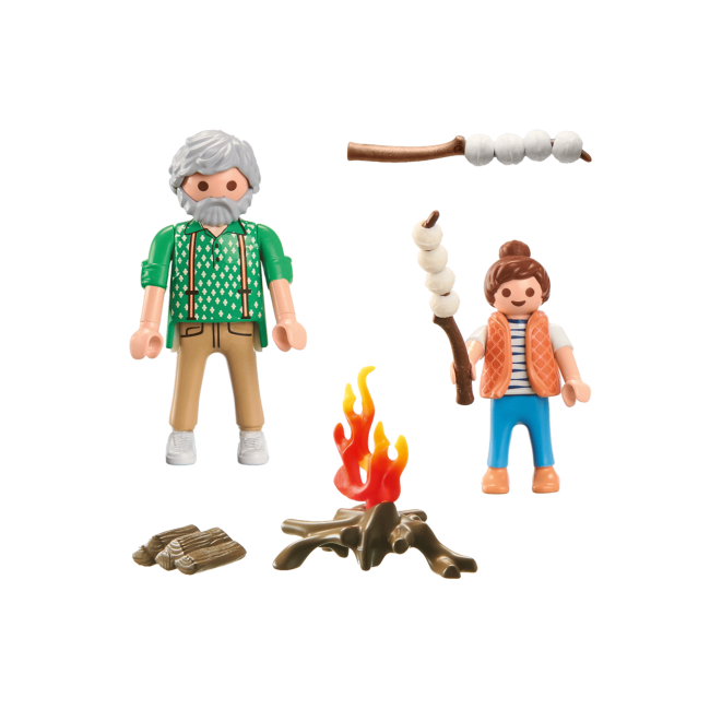 Playmobil-FOC DE TABARA CU BEZELE ARTPM71513