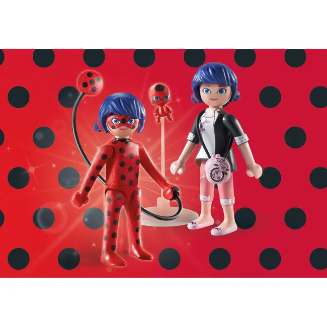 Playmobil-MIRACULOUS MARINETTE SI LADYBUG ARTPM71336