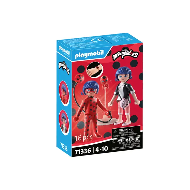 Playmobil-MIRACULOUS MARINETTE SI LADYBUG ARTPM71336