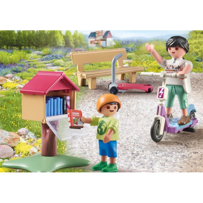 Playmobil-SCHIMB DE CARTI PENTRU PASIONATII DE LECTURA ARTPM71511