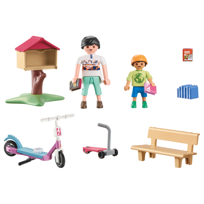 Playmobil-SCHIMB DE CARTI PENTRU PASIONATII DE LECTURA ARTPM71511