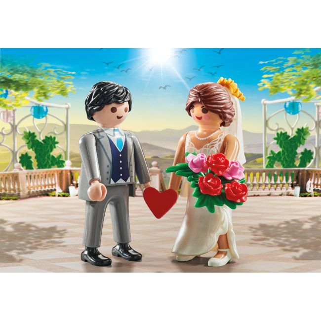 Playmobil-SET 2 FIGURINE CUPLU DE NUNTA ARTPM71507