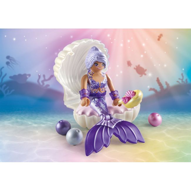 Playmobil-SIRENA CU PERLA IN SCOICA ARTPM71502
