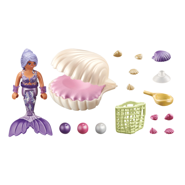 Playmobil-SIRENA CU PERLA IN SCOICA ARTPM71502