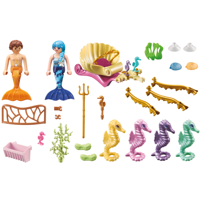 Playmobil-TRASURA CU CAI DE MARE ARTPM71500