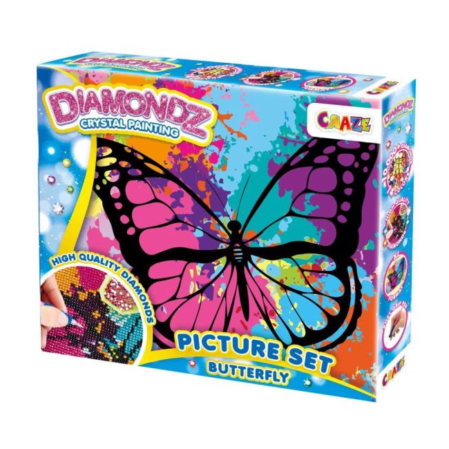 Craze - Pictura cu diamante fluture ARTCRZ47798