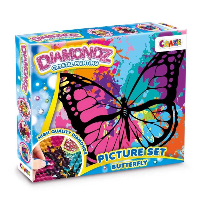 Craze - Pictura cu diamante fluture ARTCRZ47798