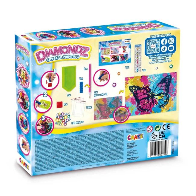 Craze - Pictura cu diamante fluture ARTCRZ47798