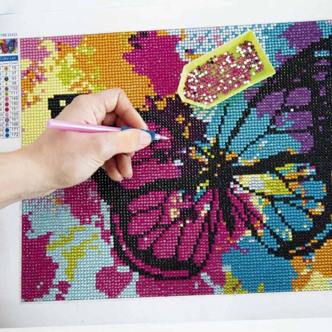 Craze - Pictura cu diamante fluture ARTCRZ47798