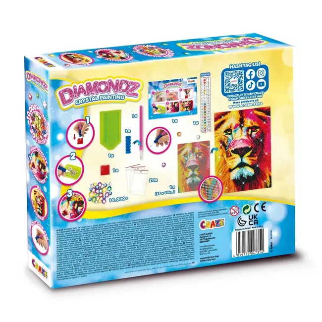 Craze - Pictura cu diamante leu ARTCRZ47354