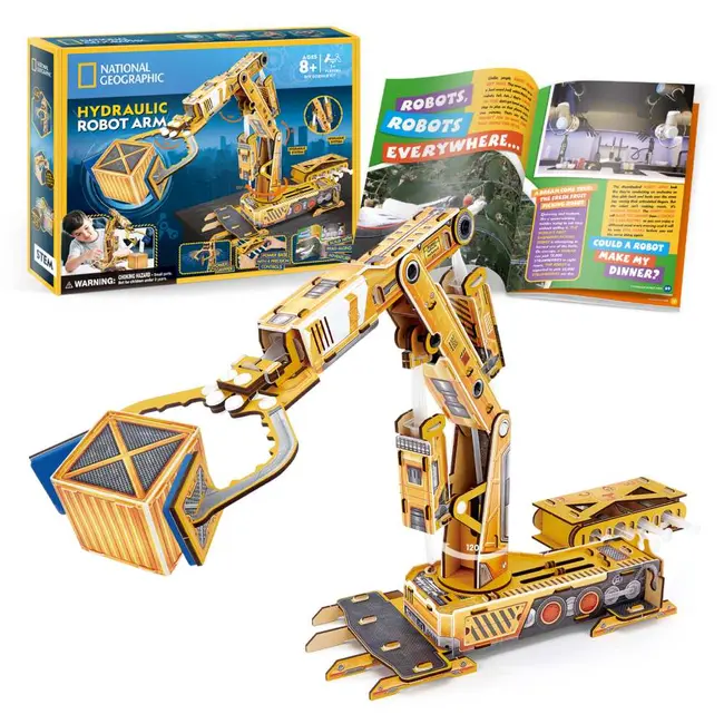 Cubic Fun - Puzzle 3D brat robotic hidraulic 185 piese ARTCUDS1092h