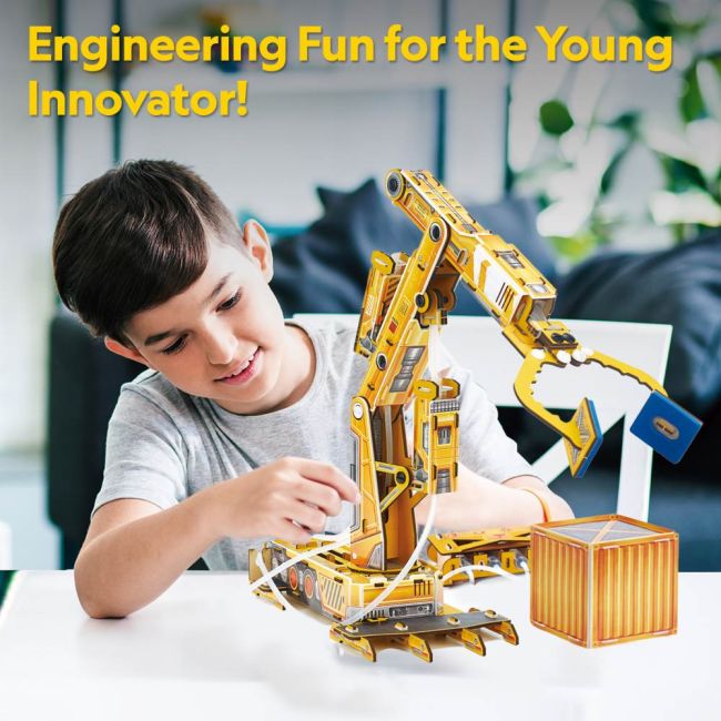 Cubic Fun - Puzzle 3D brat robotic hidraulic 185 piese ARTCUDS1092h