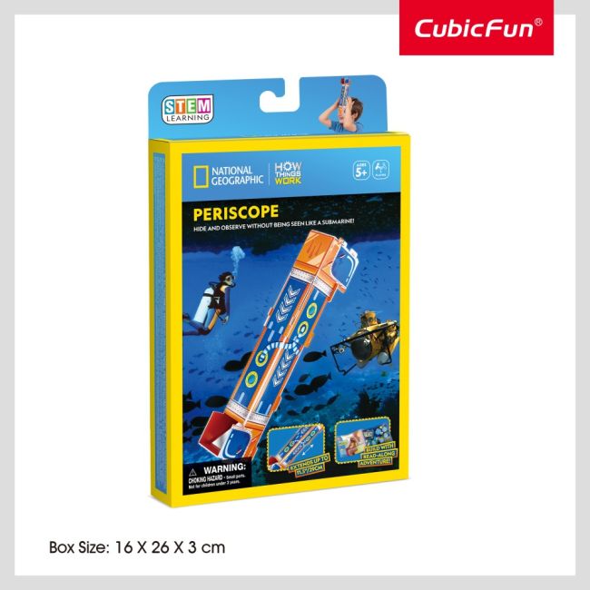 Cubic Fun - Puzzle 3D periscop 10 piese ARTCUDS1116h