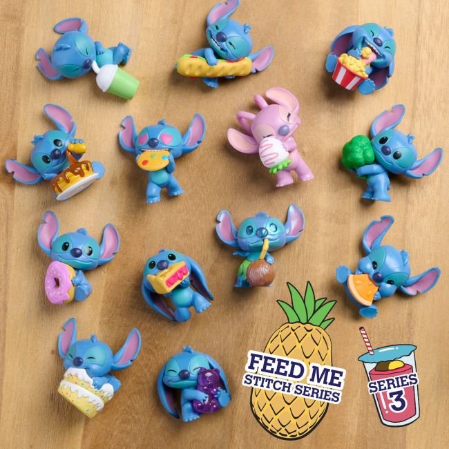 Disney Stitch - Mini-figurina ascunsa in capsula, Food S3 BKF46288
