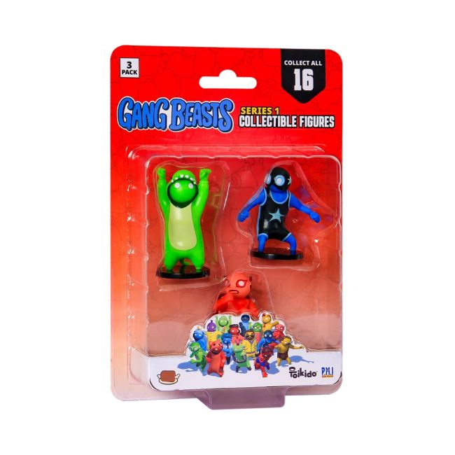 Gang Beasts - Set 3 figurine blister BKFGB2020