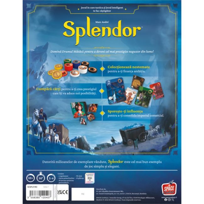 Joc de societate Splendor (Refresh), limba romana BKFSCSPL01RO