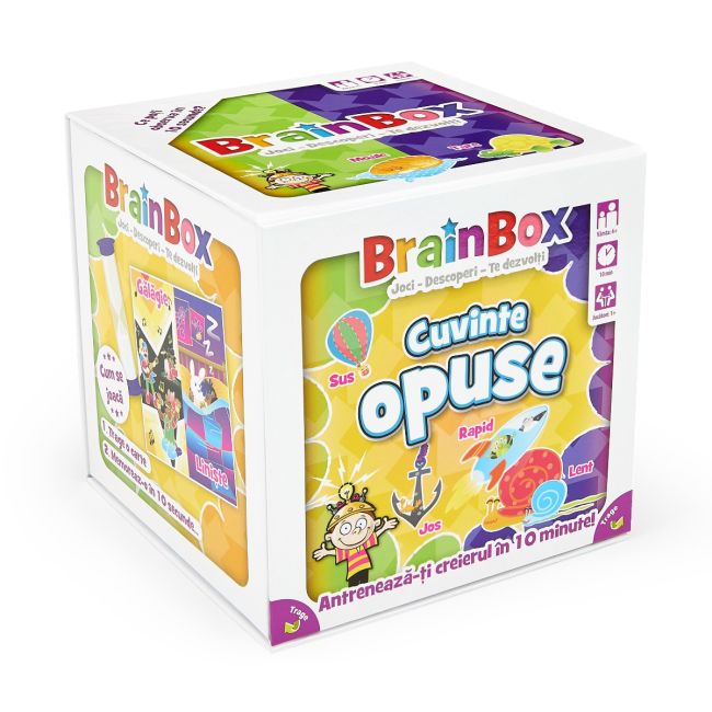 Joc educativ BrainBox Cuvinte opuse BKFG114028