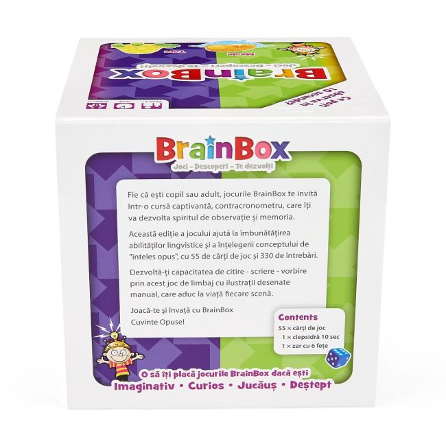 Joc educativ BrainBox Cuvinte opuse BKFG114028