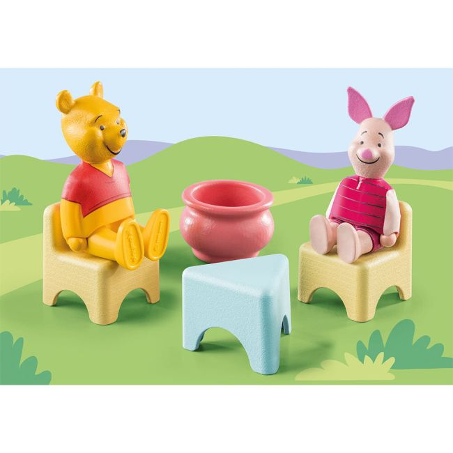 PLAYMOBIL - 1.2.3 & DISNEY: CASA DIN COPAC A LUI WINNIE SI PIGLET ARTPM71316