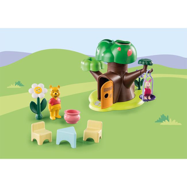 PLAYMOBIL - 1.2.3 & DISNEY: CASA DIN COPAC A LUI WINNIE SI PIGLET ARTPM71316