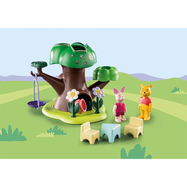 PLAYMOBIL - 1.2.3 & DISNEY: CASA DIN COPAC A LUI WINNIE SI PIGLET ARTPM71316