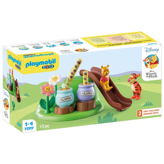 PLAYMOBIL - 1.2.3 & DISNEY: GRADINA CU ALBINE A LUI WINNIE SI TIGGER ARTPM71317