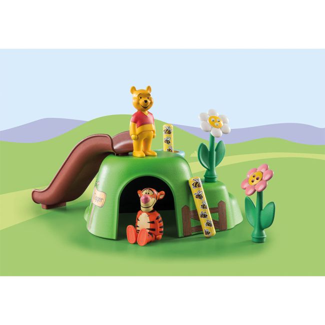 PLAYMOBIL - 1.2.3 & DISNEY: GRADINA CU ALBINE A LUI WINNIE SI TIGGER ARTPM71317