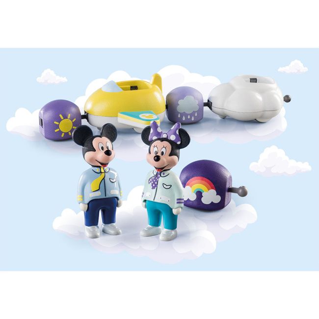 PLAYMOBIL - 1.2.3 & DISNEY: ZBORUL LUI MICKEY SI MINNIE PRINTRE NORI ARTPM71320