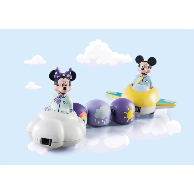 PLAYMOBIL - 1.2.3 & DISNEY: ZBORUL LUI MICKEY SI MINNIE PRINTRE NORI ARTPM71320