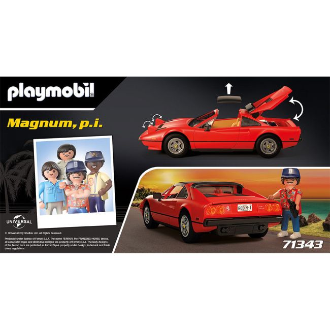 PLAYMOBIL - MAGNUM FERRARI 308 ARTPM71343