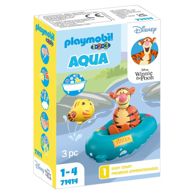 Playmobil - 123 Disney Plimbare Cu Barca Gonflabila A Lui Tigger ARTPM71414