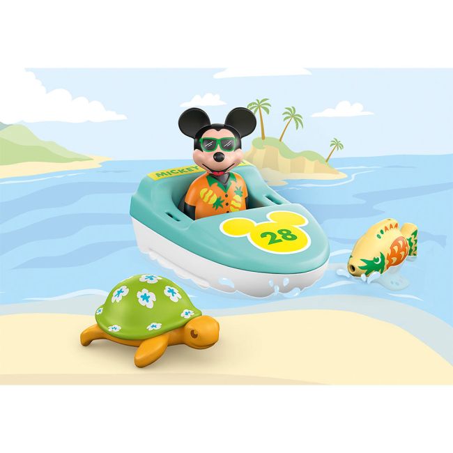 Playmobil - 123 Disney Tur Cu Barca Lui Mickey ARTPM71417