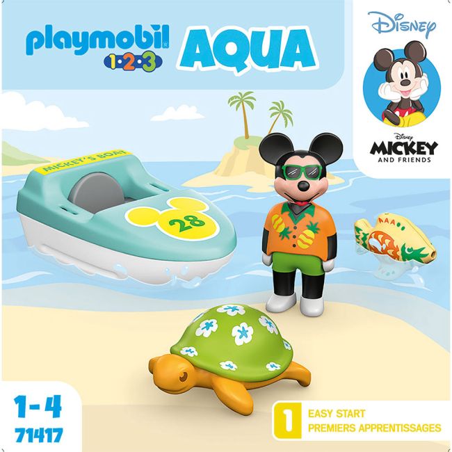 Playmobil - 123 Disney Tur Cu Barca Lui Mickey ARTPM71417
