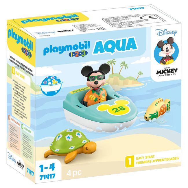 Playmobil - 123 Disney Tur Cu Barca Lui Mickey ARTPM71417