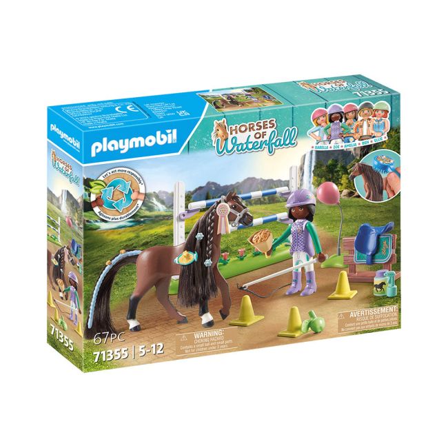 Playmobil - Arena Cu Zoe Si Calutul Blaze ARTPM71355