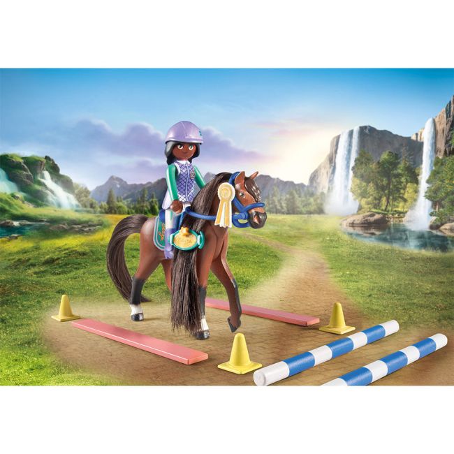 Playmobil - Arena Cu Zoe Si Calutul Blaze ARTPM71355