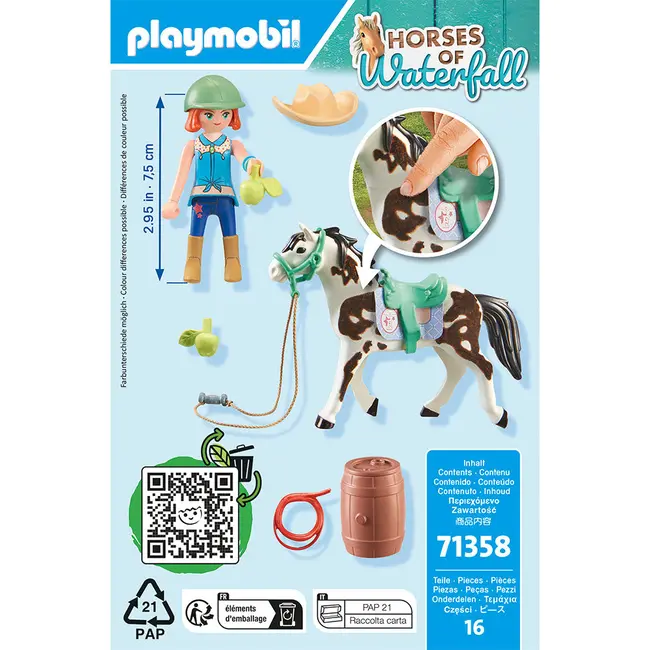 Playmobil - Femeie Si Calut ARTPM71358
