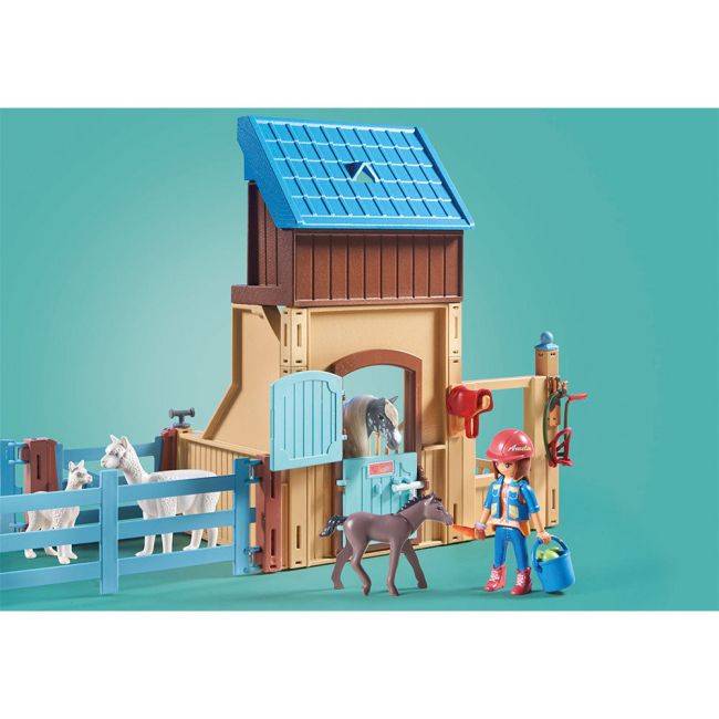 Playmobil - Grajd Cu Amelia Si Calutul Whisper ARTPM71353